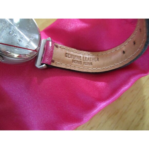 Vintage Barbie Starlight Waltz Watch Pink Leather Strap Box By Relic 1995 Works - Picture 5 of 16